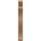 Ekena Millwork 6-in W x 34-in D x 42-in H Funston Slat Rough Cedar Woodgrain TimberThane Outlooker, Primed Tan OUTUR060X34X42FST24RCPR - alternate 2